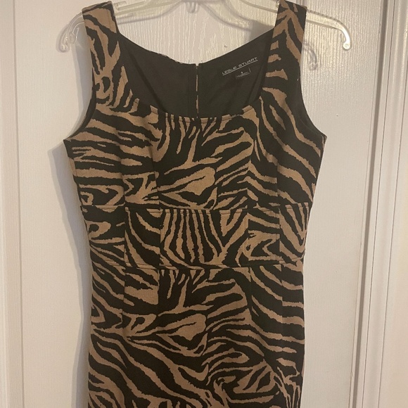 Leslie Stuart leopard dress size 4 - Picture 2 of 6